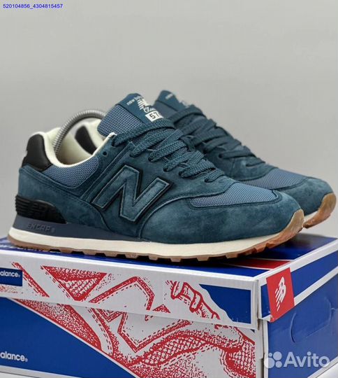 Кроссовки New Balance 574 Blue (Арт.25586)