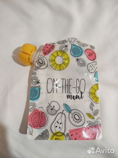 Пауч пакет для пюре, контейнер для перекуса