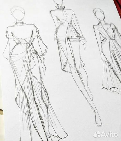 Эскизы одежды, Fashion иллюстратор
