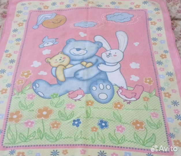 Одеяло байковое детское