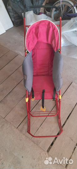 Санки коляска nika