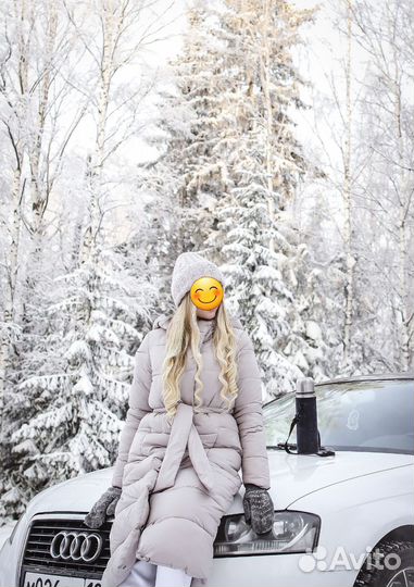 Пуховик зимний длинный женский 42 44