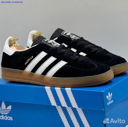 Кроссовки Adidas Gazelle Black (Арт.12359)