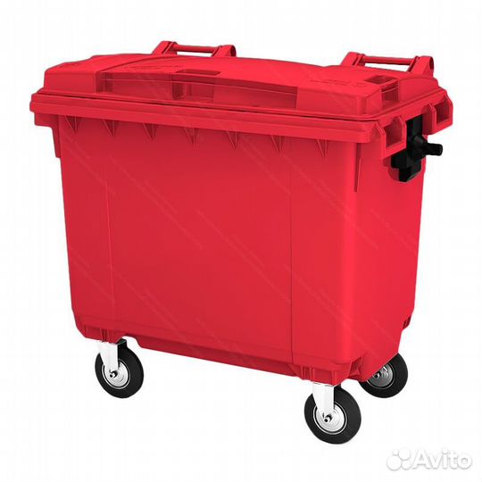 Мусорный бак пластиковый 660л GC-5106