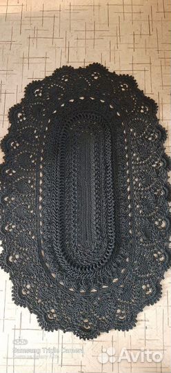 Вязаный ковер ручная работа