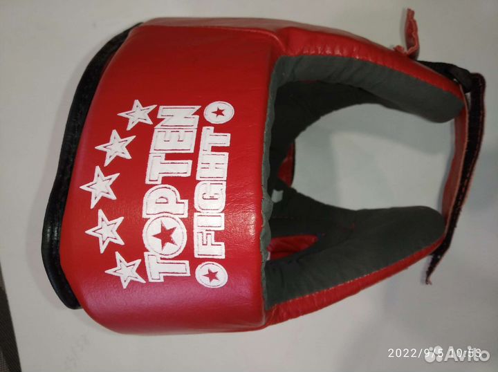 Шлем боксерский детский Top ten кожа Новый