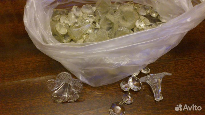 Стеклянная фурнитура для рукоделия,люстр