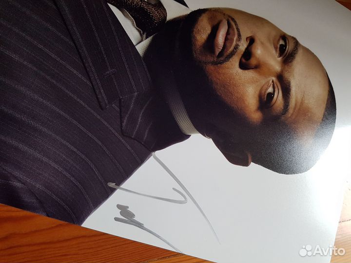 Автограф Timbaland на постере 30см на 45см