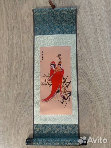 Китайский свитокна шелке