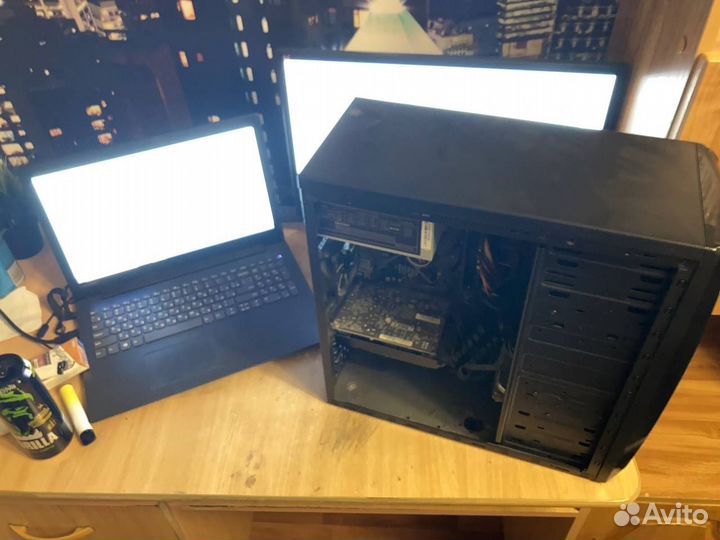 Игровой компьютер с монитором бу