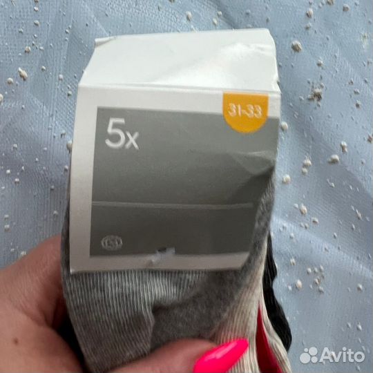 Носки детские новогодние набор р-р 31-33 C&A