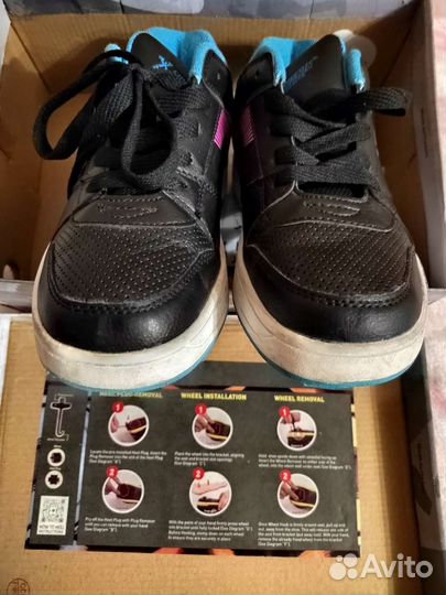 Роликовые кроссовки heelys