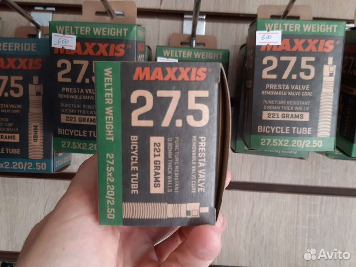 Камера велосипедная maxxis welter weight 27.5