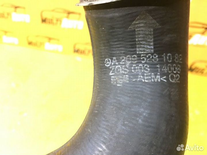 Патрубок интеркулера правый Mercedes Clc C203