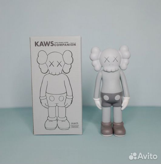 Игрушка kaws стоячая (21036701) (Серый, 20см)