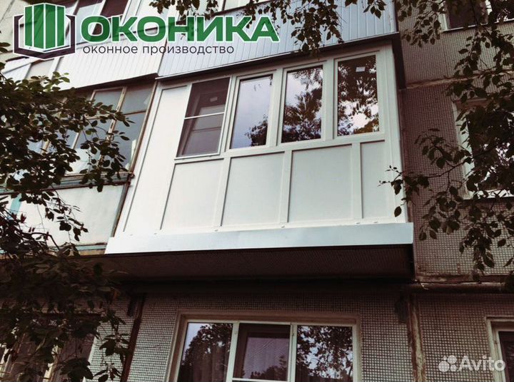 Балкон лоджии остекление