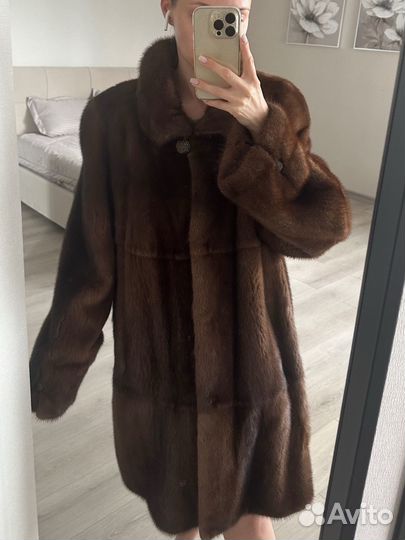 Новая норковая шуба 56 размер