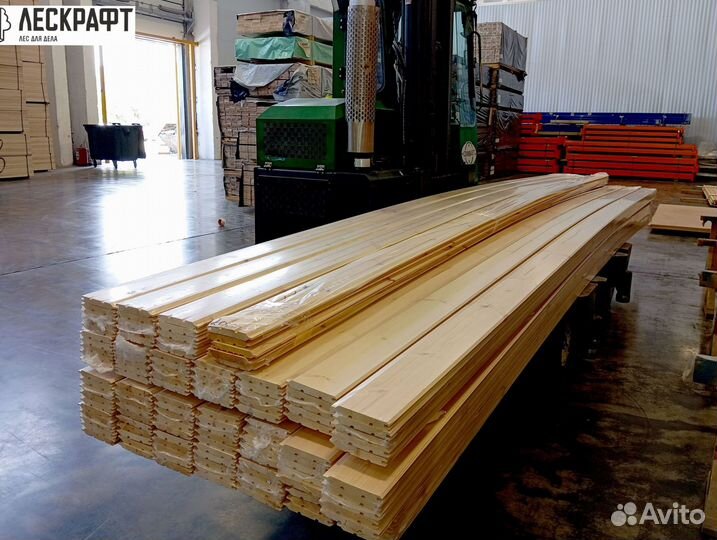 Имитация бруса 16*145*6000 сорт C сосна (6 шт.)