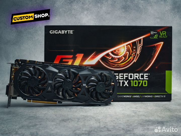 Gigabyte GTX 1070 G1 Rock 8Gb