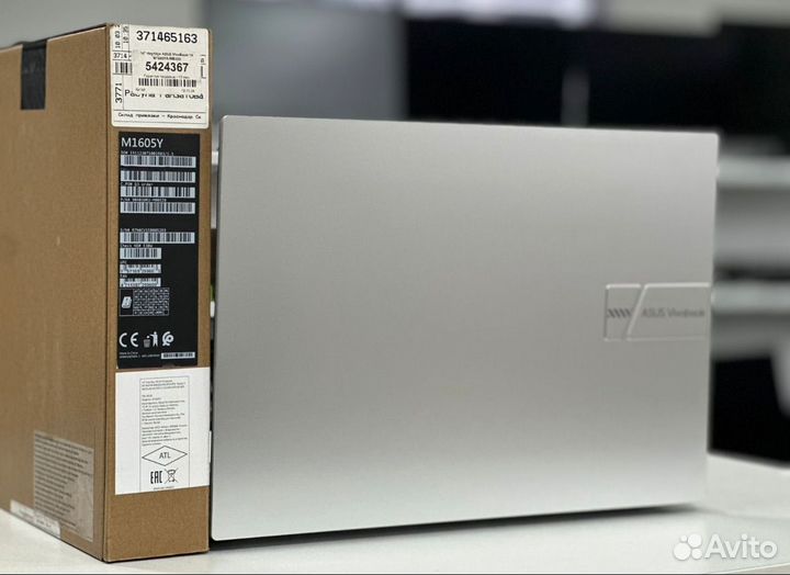 Новый ноутбук asus ryzen 5 5625U/Fhd/ips 512gb