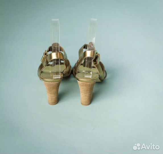Босоножки золотистые J Crew