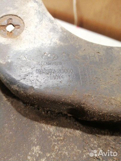 Брызговик передний правый Hyundai Elantra XD G4ED