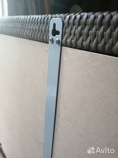 Зеркало Ikea, ротанг