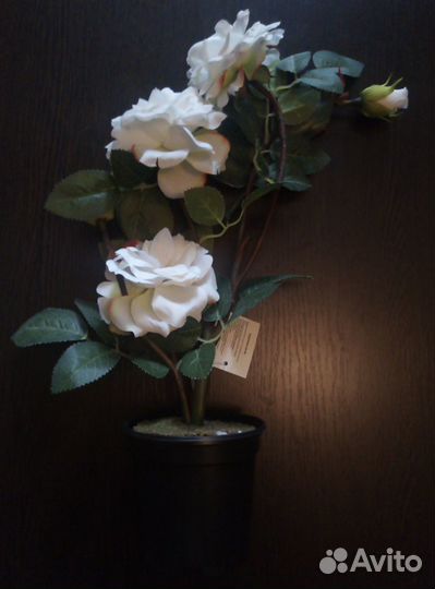 Цветок искусственная композиции Розы 40 см