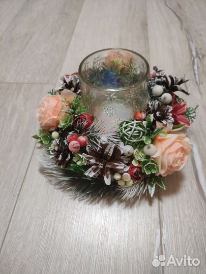 Подсвечник ручной работы