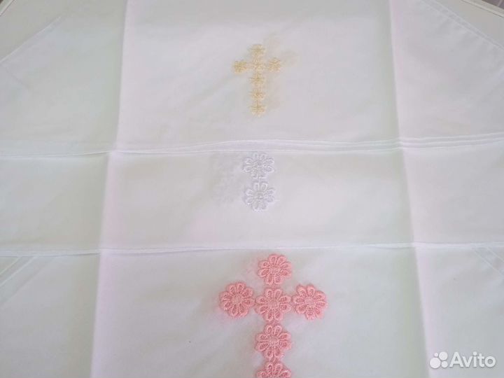 Косынка крестильная для девочки