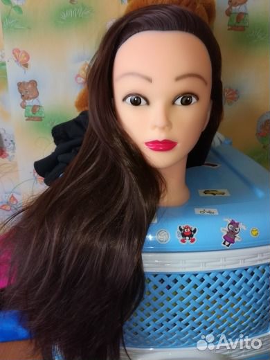 Манекен,голова для причесок, болванка новая+штатив