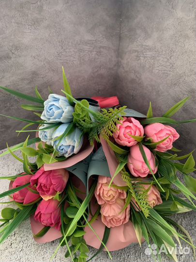 Букет из мыла ручной работы