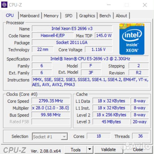 Игровой пк или сервер Xeon 2696v3 32 RAM 3060ti