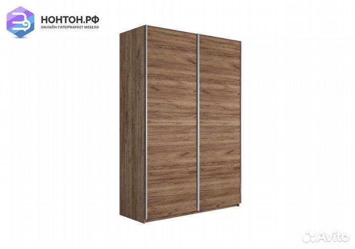Шкаф-купе 2-х створчатый Прайм крафт табачный