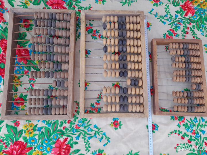 Счеты деревянные бухгалтерские СССР