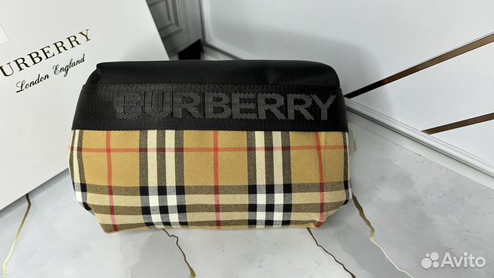 Сумка на пояс burberry мужская