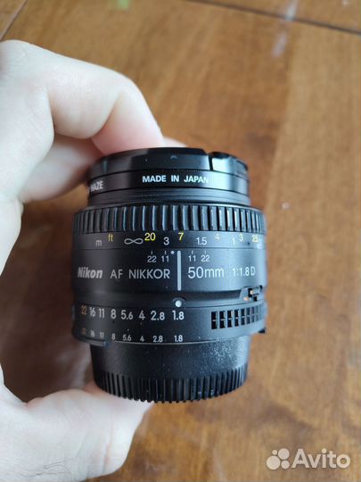 Объектив Nikkor 50 mm 1.8D