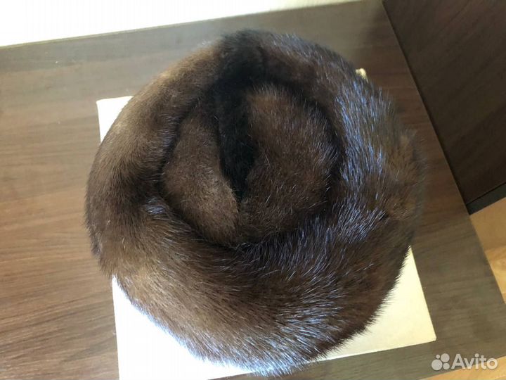 Шапка норковая женская 60 размер бу