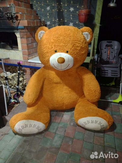 Плюшевый медведь 2 метра