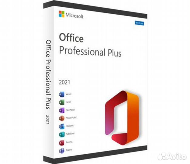Microsoft Office 2021 2019 2016 ключ pro plus