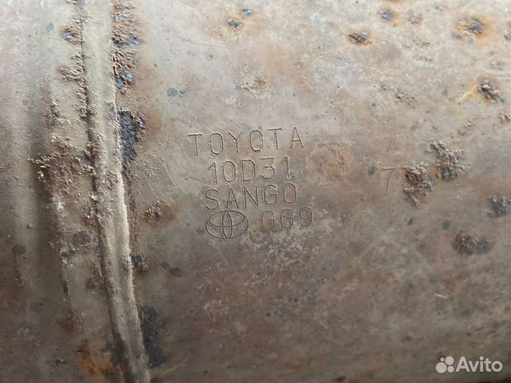 Катализатор toyota corolla e150