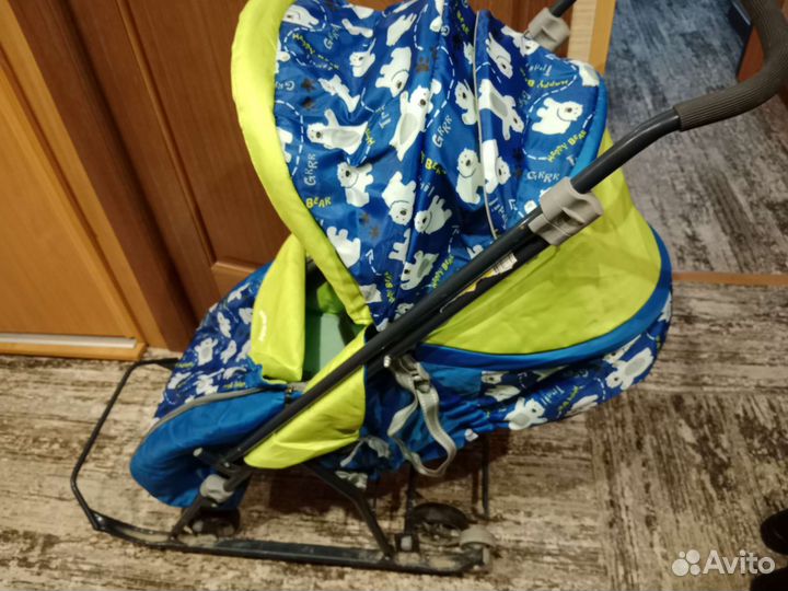 Детские санки коляска