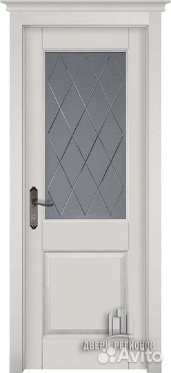 Дверь межкомнатная Элегия эмаль белая