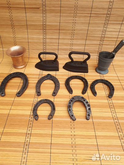 Ступки, утюги, подковы