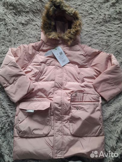 Зимняя куртка для девочки 140 размер