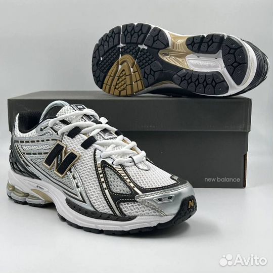 Кроссовки New Balance 1906R White Metallic Gold