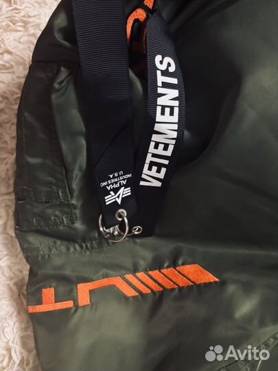 Vetements racing bomber