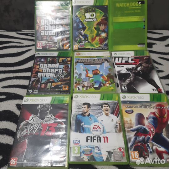 Диски на xbox 360