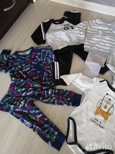 Вещи пакетом на мальчика 74 80