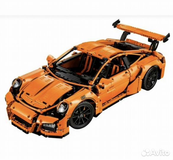 Lego technic porsche 911 оранжевый